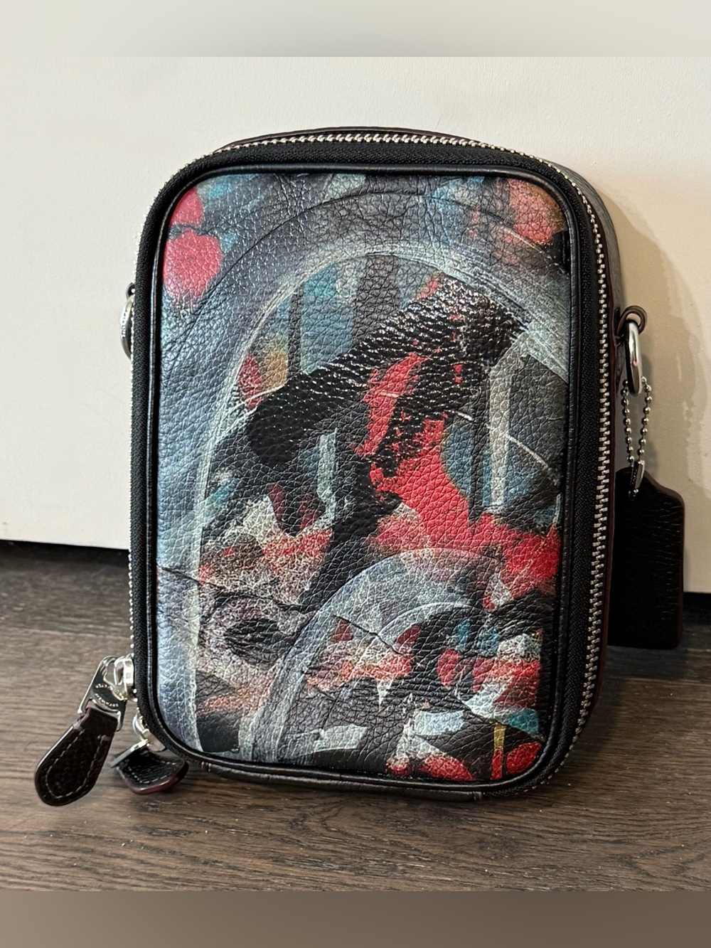 Coach X Mint + Serf Men’s Staunton Graffiti Art Crossbody Bag. Pristine